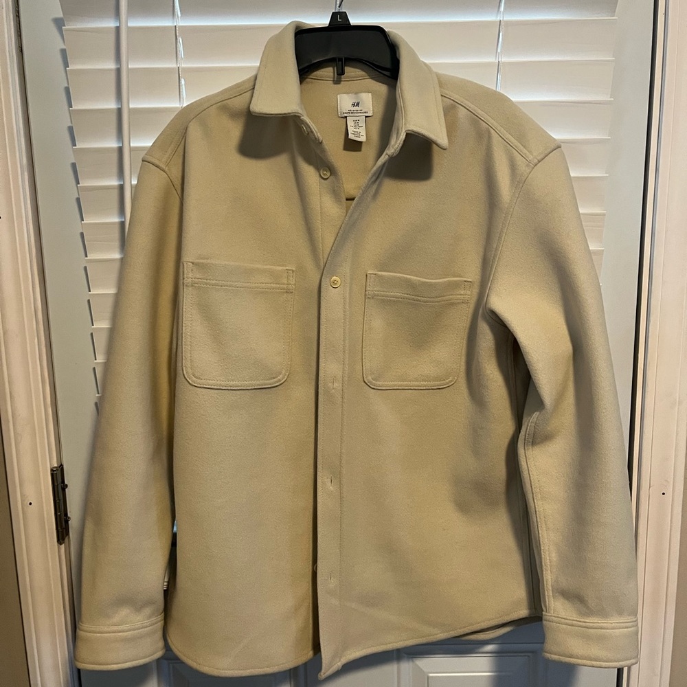 Cream shacket